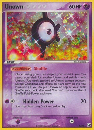 Pokemon TCG - EX Unseen Forces - Unown - K/28 - Holofoil