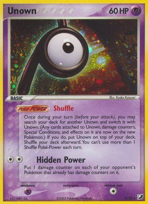 Pokemon TCG - EX Unseen Forces - Unown - P/28 - Holofoil