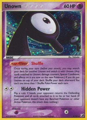 Pokemon TCG - EX Unseen Forces - Unown - R/28 - Holofoil
