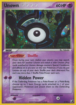 Pokemon TCG - EX Unseen Forces - Unown - S/28 - Holofoil