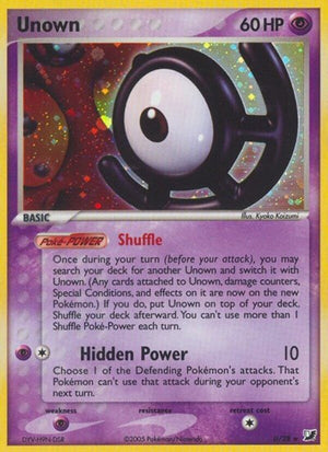 Pokemon TCG - EX Unseen Forces - Unown - U/28 - Holofoil
