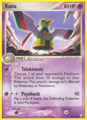 Pokemon TCG - EX Unseen Forces - Xatu - 49/115