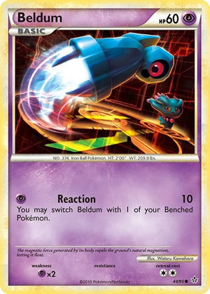 Pokemon TCG - Unleashed - Beldum - 44/95 - Reverse Holofoil