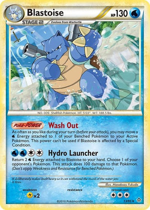 Pokemon TCG - Unleashed - Blastoise - 13/95 - Reverse Holofoil