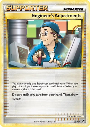 Pokemon TCG - Unleashed - Engineer's Adjustments - 75/95 - Reverse Holofoil