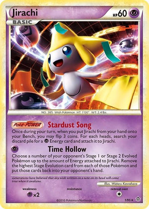 Pokemon TCG - Unleashed - Jirachi - 1/95 - Holofoil