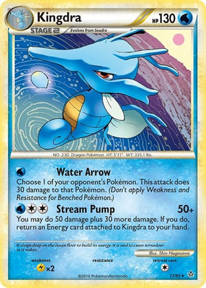 Pokemon TCG - Unleashed - Kingdra - 17/95 - Reverse Holofoil