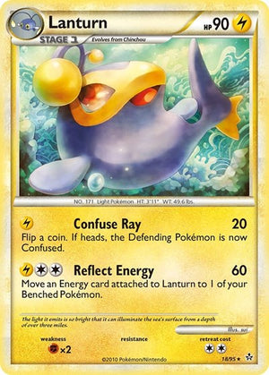 Pokemon TCG - Unleashed - Lanturn - 18/95