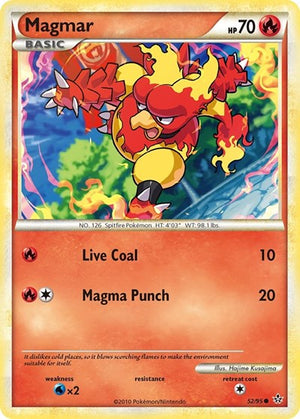 Pokemon TCG - Unleashed - Magmar - 52/95