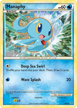 Pokemon TCG - Unleashed - Manaphy - 3/95 - Reverse Holofoil