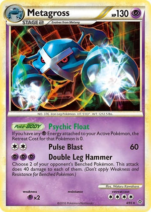 Pokemon TCG - Unleashed - Metagross - 4/95 - Holofoil