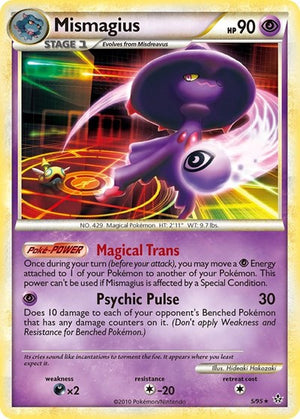 Pokemon TCG - Unleashed - Mismagius - 5/95 - Holofoil