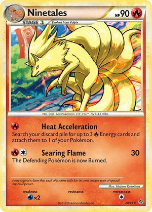 Pokemon TCG - Unleashed - Ninetales - 20/95 - Reverse Holofoil