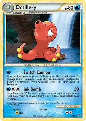 Pokemon TCG - Unleashed - Octillery - 6/95 - Holofoil