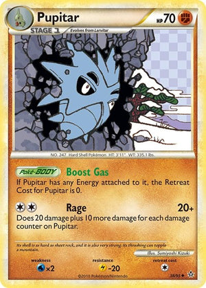 Pokemon TCG - Unleashed - Pupitar - 38/95