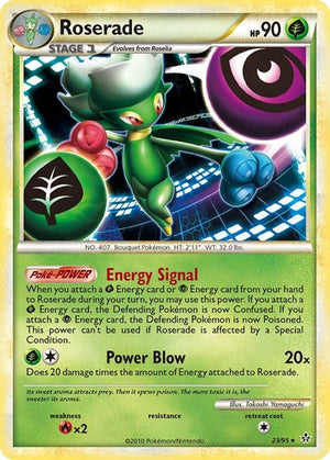 Pokemon TCG - Unleashed - Roserade - 23/95