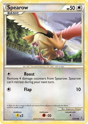Pokemon TCG - Unleashed - Spearow - 62/95