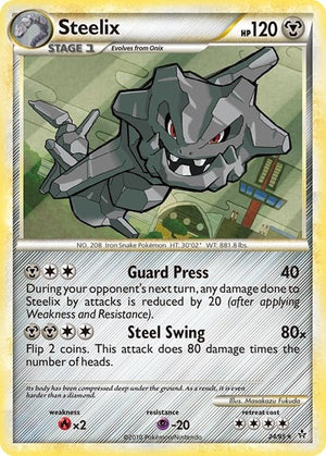 Pokemon TCG - Unleashed - Steelix - 24/95 - Reverse Holofoil