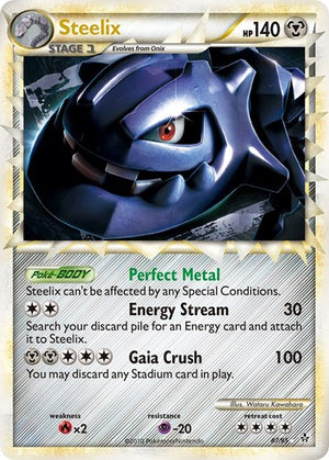 Pokemon TCG - Unleashed - Steelix - 87/95 - Holofoil