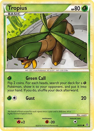 Pokemon TCG - Unleashed - Tropius - 66/95 - Reverse Holofoil