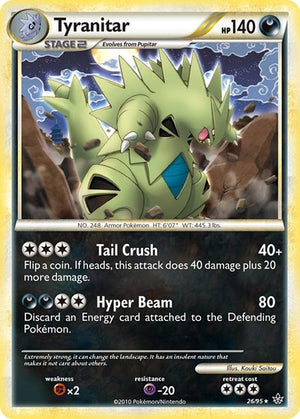 Pokemon TCG - Unleashed - Tyranitar - 26/95