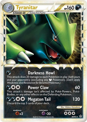 Pokemon TCG - Unleashed - Tyranitar - 88/95 - Holofoil