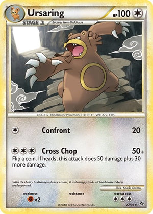 Pokemon TCG - Unleashed - Ursaring - 27/95