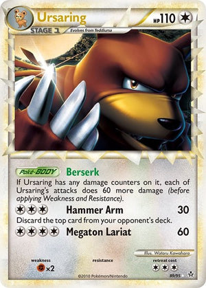 Pokemon TCG - Unleashed - Ursaring - 89/95 - Holofoil