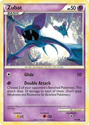 Pokemon TCG - Unleashed - Zubat - 70/95 - Reverse Holofoil