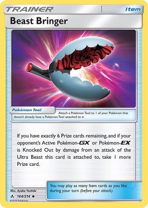 Pokemon TCG - SM - Unbroken Bonds - Beast Bringer - 164/214