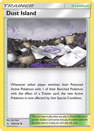 Pokemon TCG - SM - Unbroken Bonds - Dust Island - 168/214