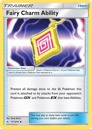 Pokemon TCG - SM - Unbroken Bonds - Fairy Charm Ability - 171/214