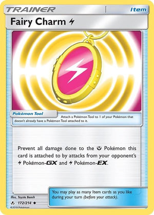 Pokemon TCG - SM - Unbroken Bonds - Fairy Charm L - 172/214 - Reverse Holofoil