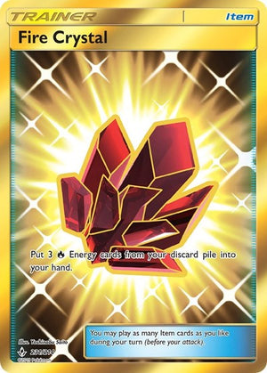 Pokemon TCG - SM - Unbroken Bonds - Fire Crystal - 231/214 - Holofoil