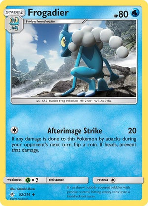 Pokemon TCG - SM - Unbroken Bonds - Frogadier - 52/214