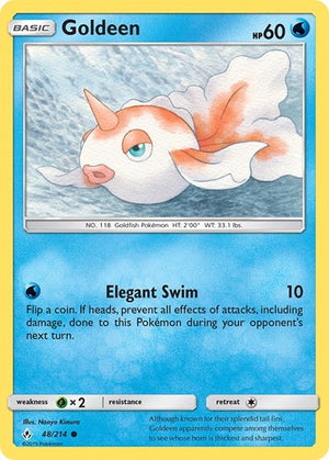 Pokemon TCG - SM - Unbroken Bonds - Goldeen - 48/214 - Reverse Holofoil