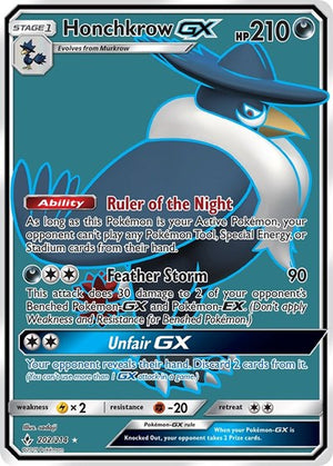 Pokemon TCG - SM - Unbroken Bonds - Honchkrow GX - 202/214 - Holofoil