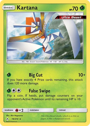 Pokemon TCG - SM - Unbroken Bonds - Kartana - 19/214 - Holofoil