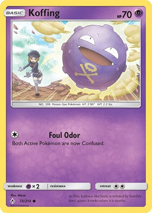 Pokemon TCG - SM - Unbroken Bonds - Koffing - 73/214