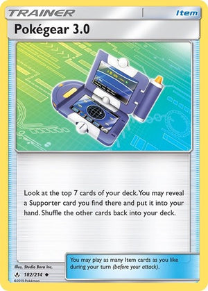 Pokemon TCG - SM - Unbroken Bonds - Pokegear 3.0 - 182/214