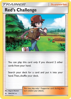 Pokemon TCG - SM - Unbroken Bonds - Red's Challenge - 184/214 - Holofoil