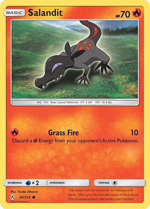 Pokemon TCG - SM - Unbroken Bonds - Salandit - 30/214
