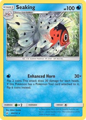 Pokemon TCG - SM - Unbroken Bonds - Seaking - 49/214