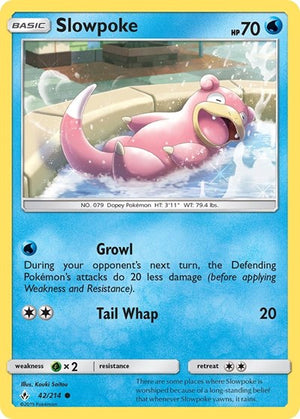 Pokemon TCG - SM - Unbroken Bonds - Slowpoke - 42/214