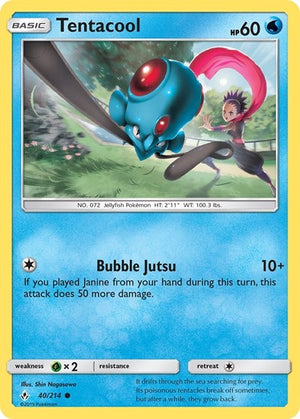 Pokemon TCG - SM - Unbroken Bonds - Tentacool - 40/214