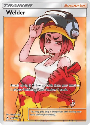 Pokemon TCG - SM - Unbroken Bonds - Welder - 214/214 - Holofoil