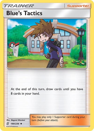 Pokemon TCG - SM - Unified Minds - Blue's Tactics - 188/236 - Reverse Holofoil