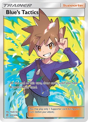 Pokemon TCG - SM - Unified Minds - Blue's Tactics - 231/236 - Holofoil