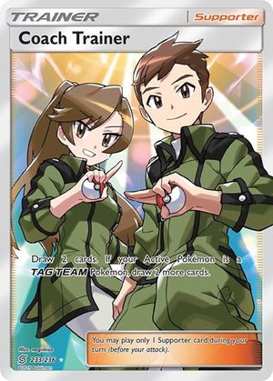 Pokemon TCG - SM - Unified Minds - Coach Trainer - 233/236 - Holofoil