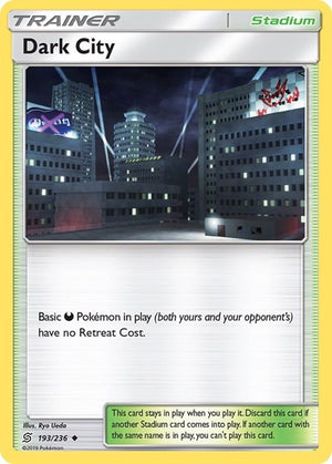 Pokemon TCG - SM - Unified Minds - Dark City - 193/236 - Reverse Holofoil